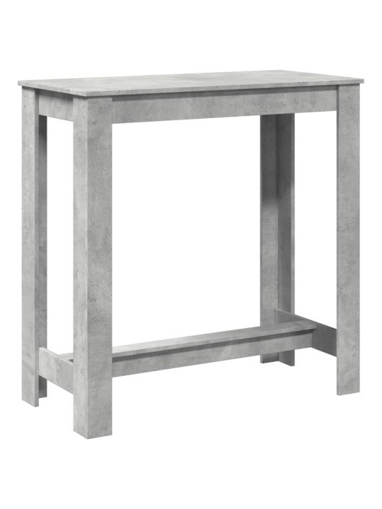 Barový stůl betonově šedý 102 x 50 x 103,5 cm kompozitní dřevo