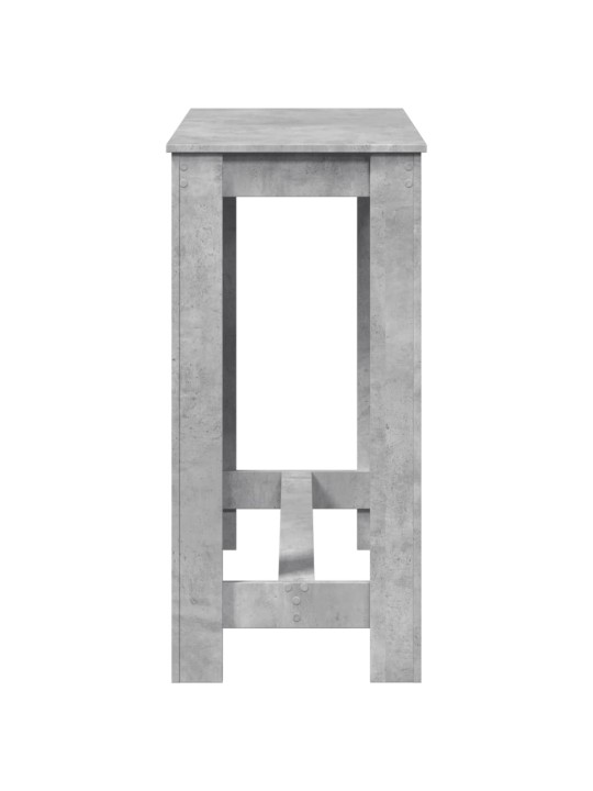 Barový stůl betonově šedý 102 x 50 x 103,5 cm kompozitní dřevo