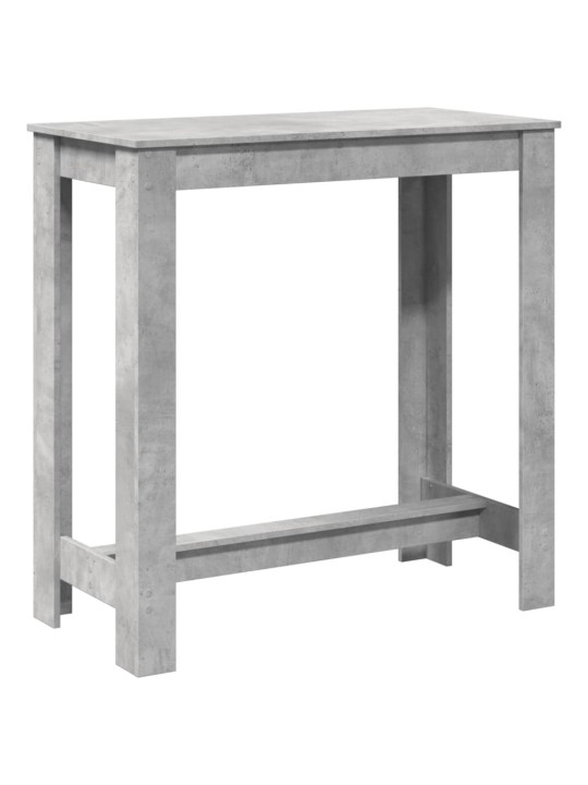 Barový stůl betonově šedý 102 x 50 x 103,5 cm kompozitní dřevo