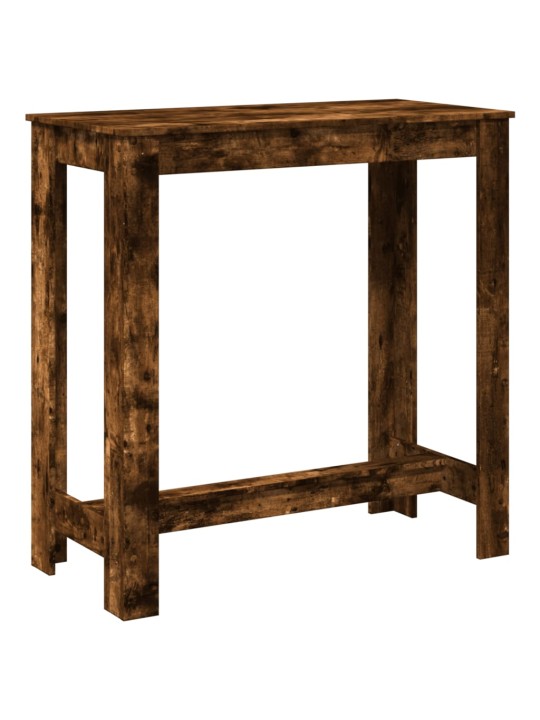 Barový stůl kouřový dub 102 x 50 x 103,5 cm kompozitní dřevo