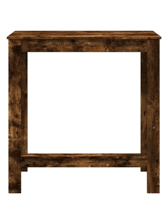 Barový stůl kouřový dub 102 x 50 x 103,5 cm kompozitní dřevo
