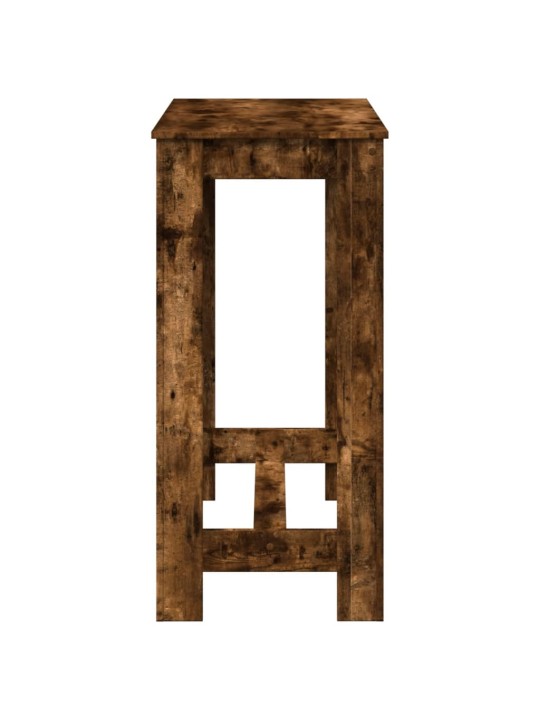 Barový stůl kouřový dub 102 x 50 x 103,5 cm kompozitní dřevo