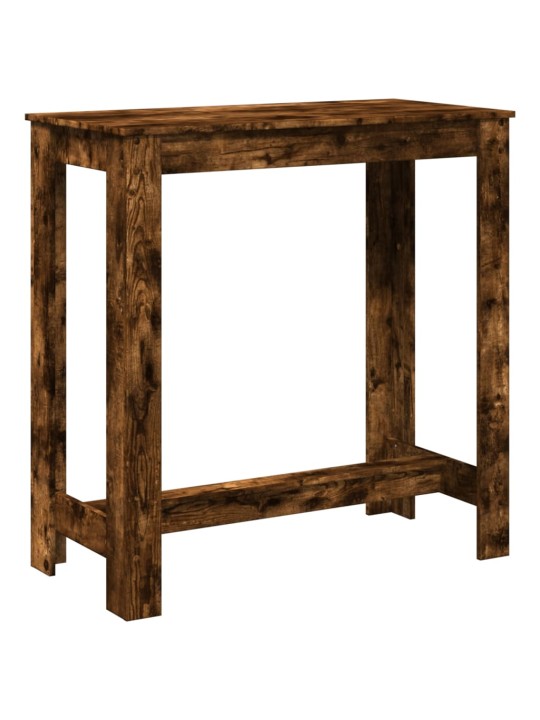 Barový stůl kouřový dub 102 x 50 x 103,5 cm kompozitní dřevo