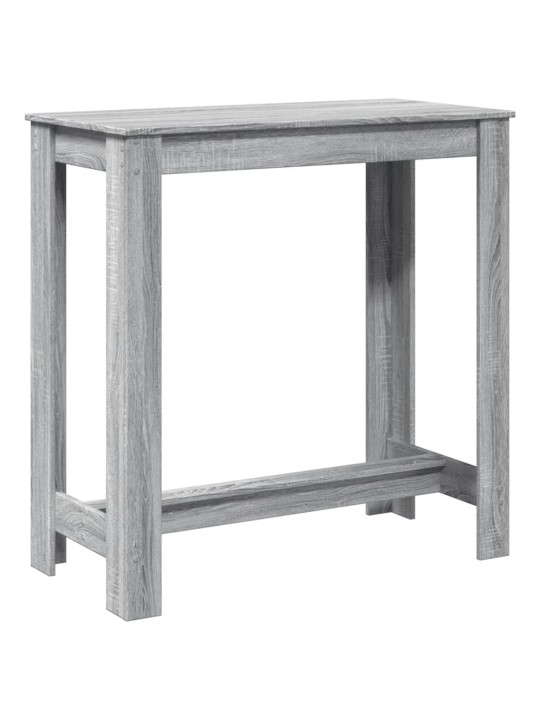 Barový stůl šedý sonoma 102 x 50 x 103,5 cm kompozitní dřevo