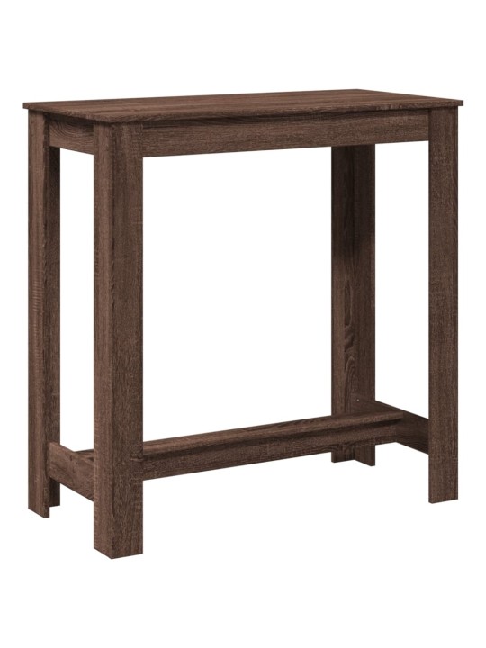 Barový stůl hnědý dub 102 x 50 x 103,5 cm kompozitní dřevo