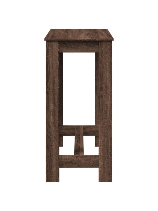 Barový stůl hnědý dub 102 x 50 x 103,5 cm kompozitní dřevo