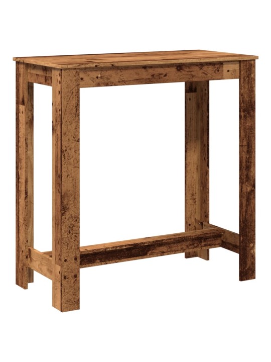 Barový stůl old wood 102 x 50 x 103,5 cm kompozitní dřevo