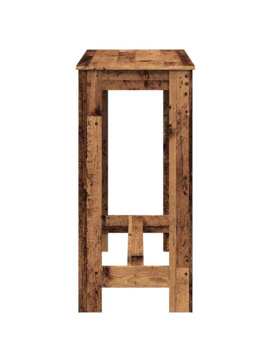 Barový stůl old wood 102 x 50 x 103,5 cm kompozitní dřevo