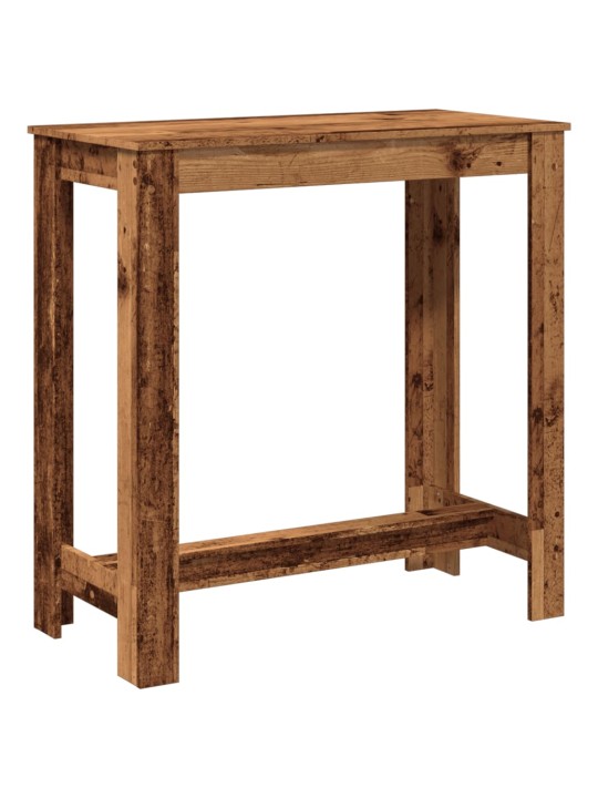 Barový stůl old wood 102 x 50 x 103,5 cm kompozitní dřevo