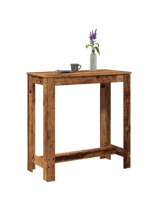 Barový stůl old wood 102 x 50 x 103,5 cm kompozitní dřevo