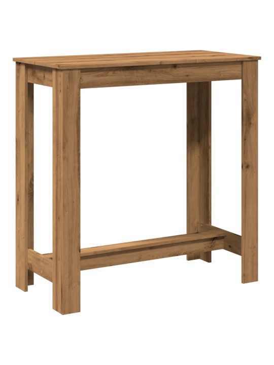 Barový stůl dub artisan 102 x 50 x 103,5 cm kompozitní dřevo