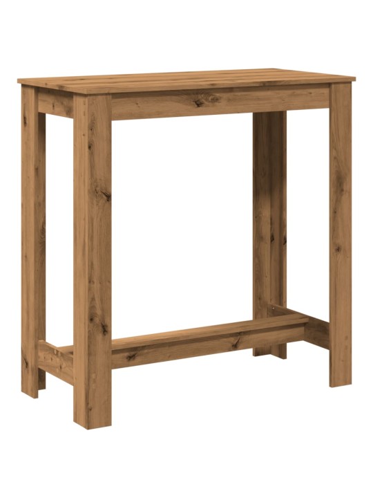 Barový stůl dub artisan 102 x 50 x 103,5 cm kompozitní dřevo