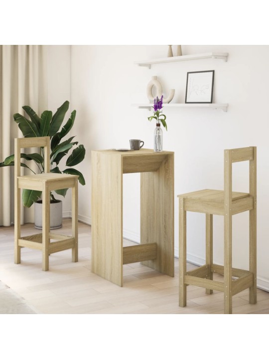 Barový stůl dub sonoma 51 x 50 x 103,5 cm kompozitní dřevo
