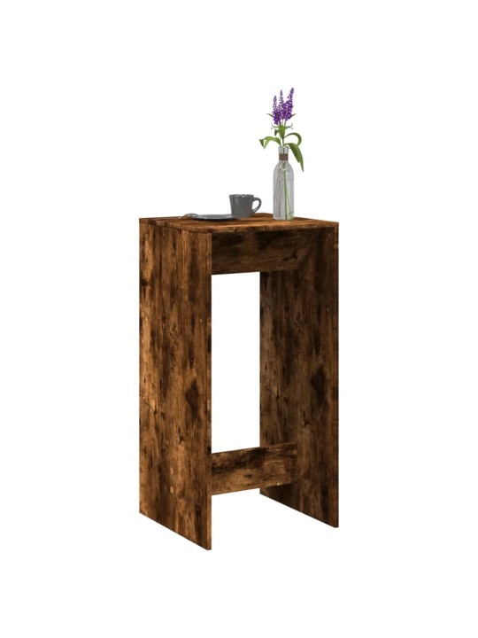 Barový stůl kouřový dub 51 x 50 x 103,5 cm kompozitní dřevo