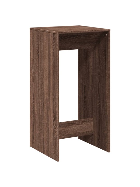 Barový stůl hnědý dub 51 x 50 x 103,5 cm kompozitní dřevo