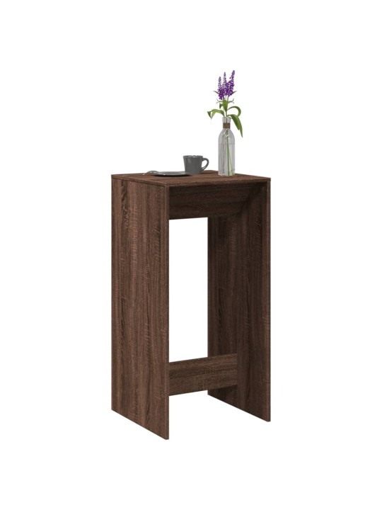 Barový stůl hnědý dub 51 x 50 x 103,5 cm kompozitní dřevo