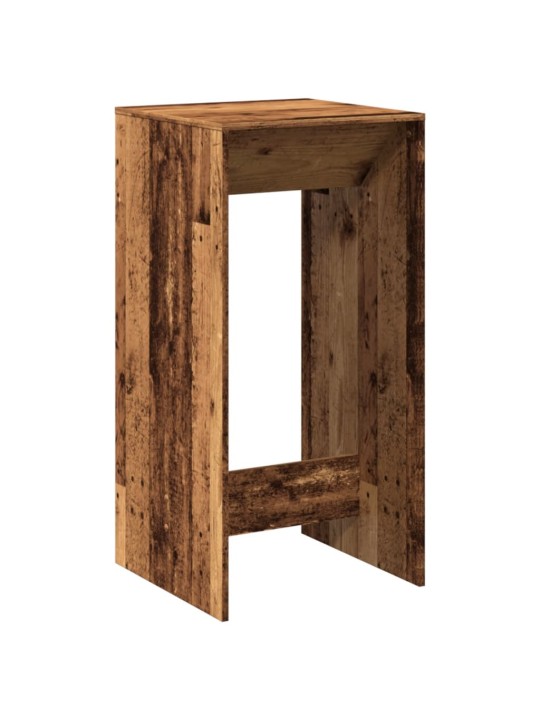 Barový stůl old wood 51 x 50 x 103,5 cm kompozitní dřevo