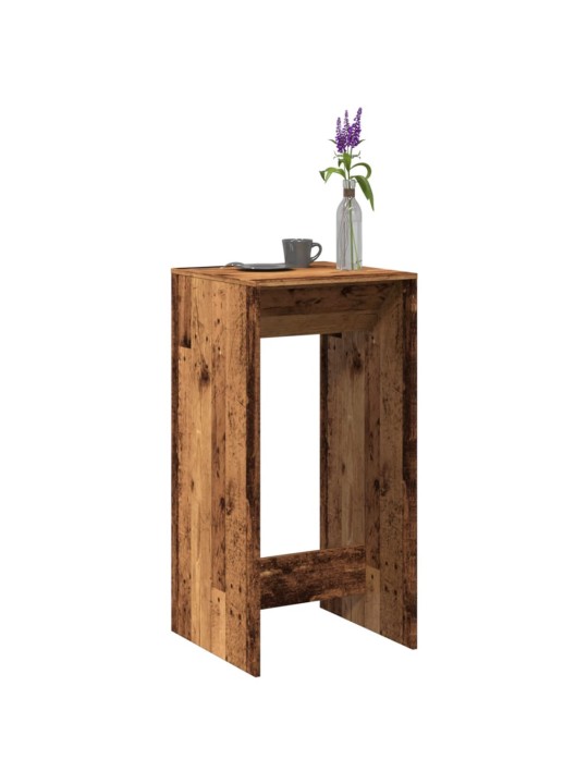 Barový stůl old wood 51 x 50 x 103,5 cm kompozitní dřevo