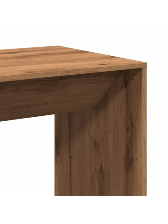 Barový stůl dub artisan 51 x 50 x 103,5 cm kompozitní dřevo