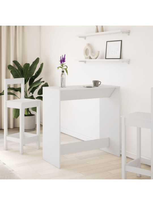 Barový stůl bílý 102 x 50 x 103,5 cm kompozitní dřevo