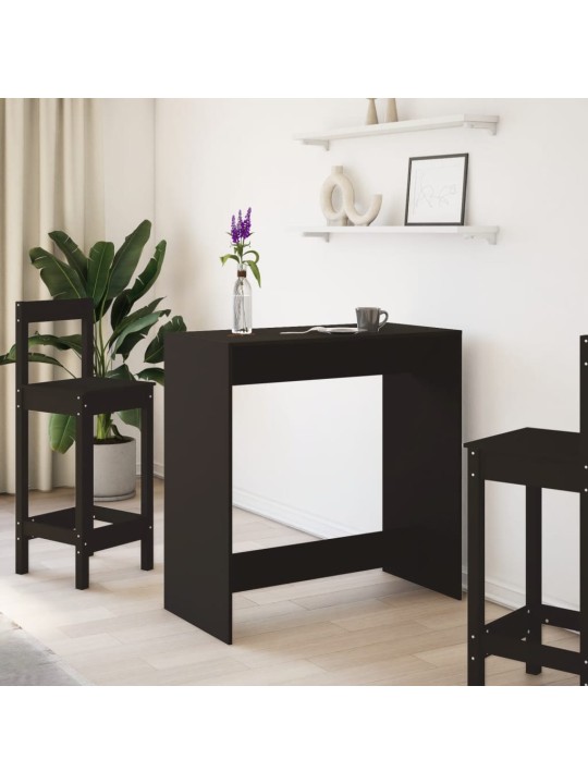 Barový stůl černý 102 x 50 x 103,5 cm kompozitní dřevo