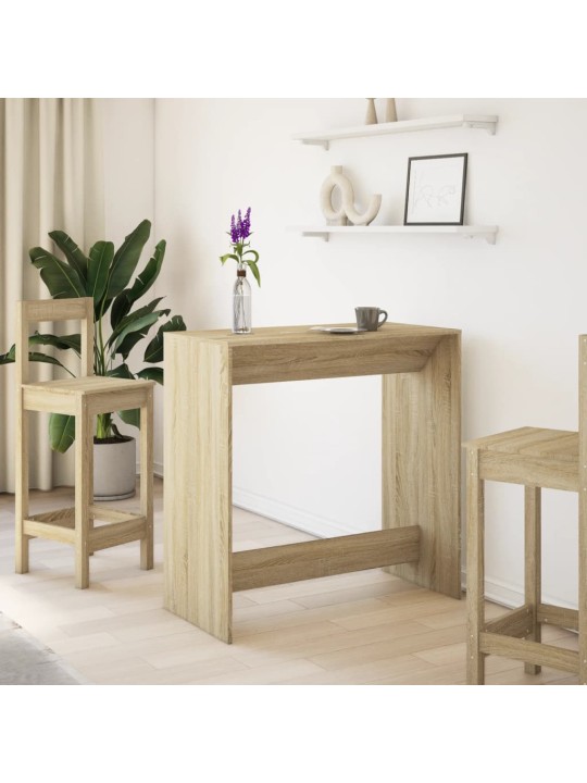 Barový stůl dub sonoma 102 x 50 x 103,5 cm kompozitní dřevo