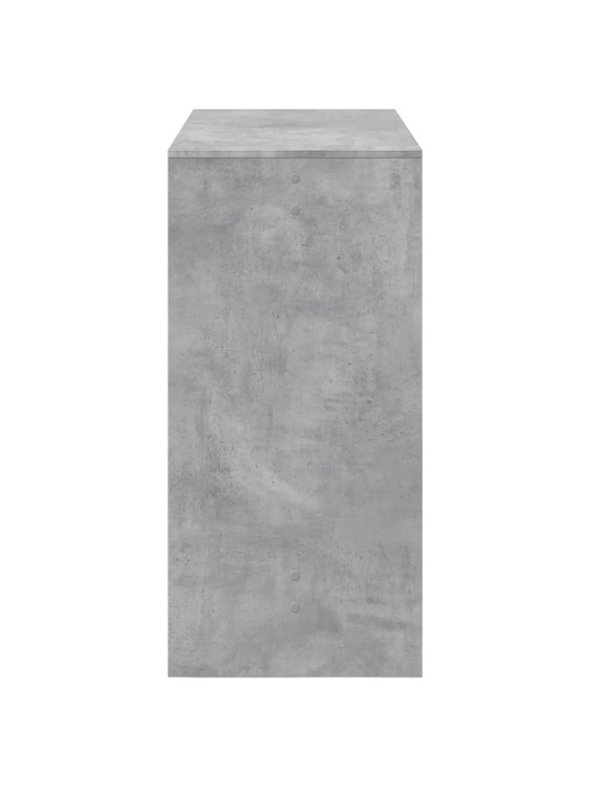 Barový stůl betonově šedý 102 x 50 x 103,5 cm kompozitní dřevo
