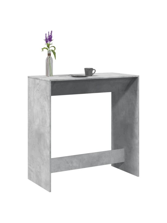 Barový stůl betonově šedý 102 x 50 x 103,5 cm kompozitní dřevo