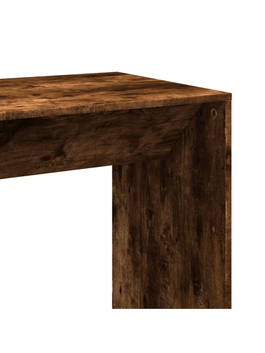 Barový stůl kouřový dub 102 x 50 x 103,5 cm kompozitní dřevo