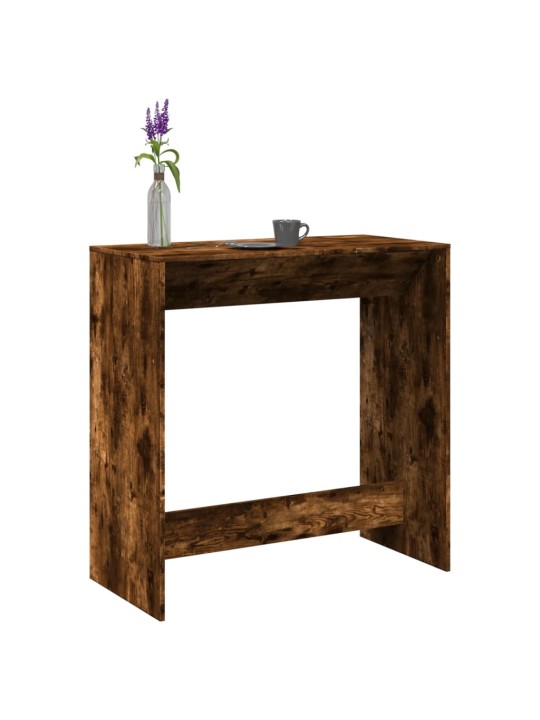 Barový stůl kouřový dub 102 x 50 x 103,5 cm kompozitní dřevo