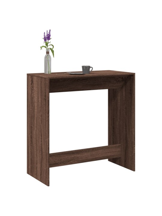 Barový stůl hnědý dub 102 x 50 x 103,5 cm kompozitní dřevo