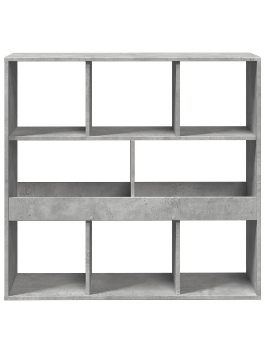Knihovna / dělicí stěna betonově šedá 100 x 33 x 94,5 cm