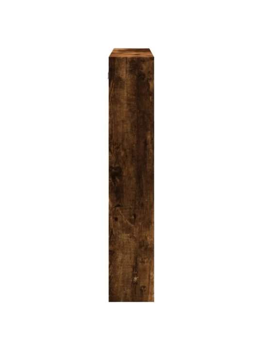 Nástěnná skříňka kouřový dub 80 x 15 x 80 cm kompozitní dřevo
