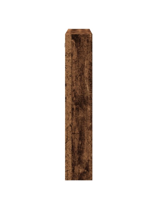 Nástěnná skříňka old wood 80 x 15 x 80 cm kompozitní dřevo