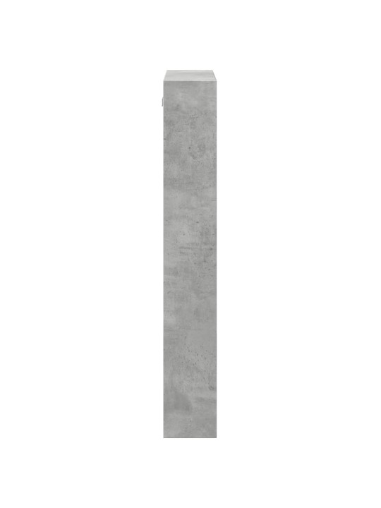 Nástěnná skříňka betonově šedá 50x15x100 cm kompozitní dřevo