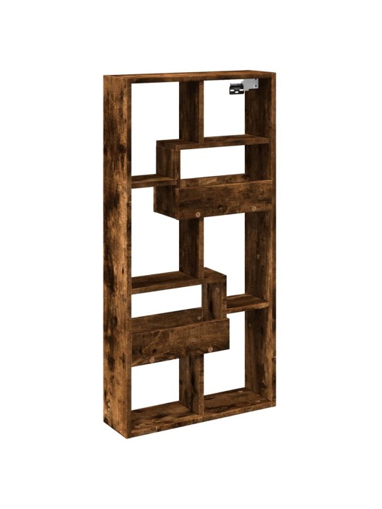 Nástěnná skříňka kouřový dub 50 x 15 x 100 cm kompozitní dřevo