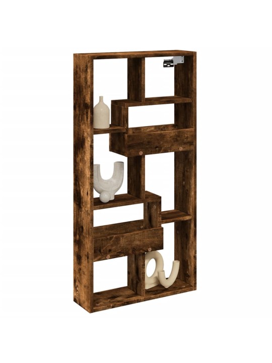 Nástěnná skříňka kouřový dub 50 x 15 x 100 cm kompozitní dřevo