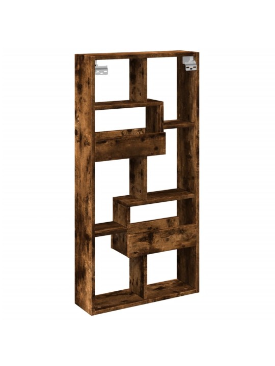 Nástěnná skříňka kouřový dub 50 x 15 x 100 cm kompozitní dřevo