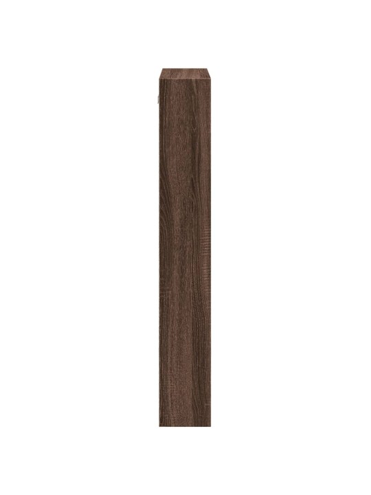 Nástěnná skříňka hnědý dub 50 x 15 x 100 cm kompozitní dřevo