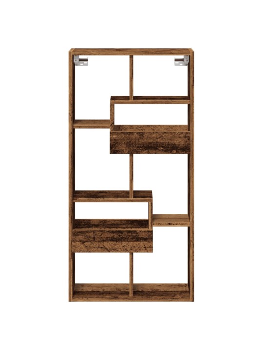 Nástěnná skříňka old wood 50 x 15 x 100 cm kompozitní dřevo