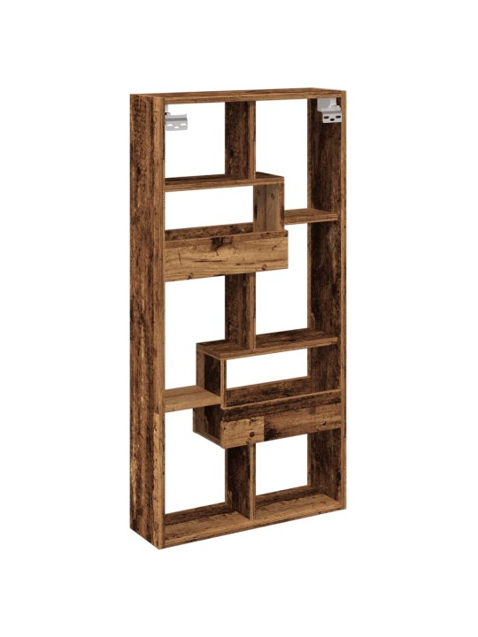Nástěnná skříňka old wood 50 x 15 x 100 cm kompozitní dřevo