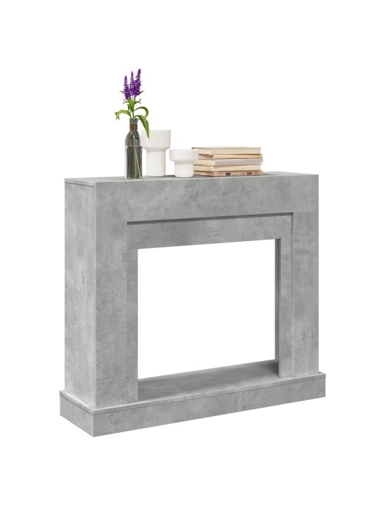 Krbová obestavba betonově šedá 100x30x87,5 cm kompozitní dřevo