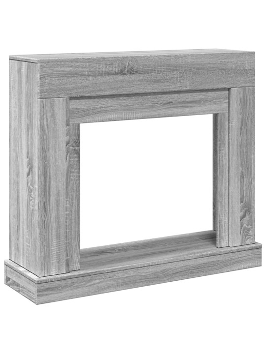 Krbová obestavba šedá sonoma 100x30x87,5 cm kompozitní dřevo