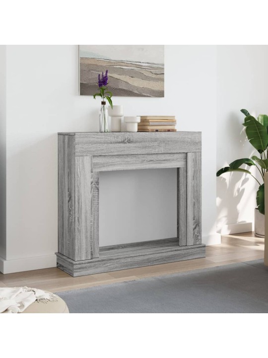 Krbová obestavba šedá sonoma 100x30x87,5 cm kompozitní dřevo