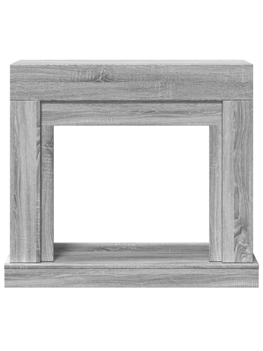 Krbová obestavba šedá sonoma 100x30x87,5 cm kompozitní dřevo