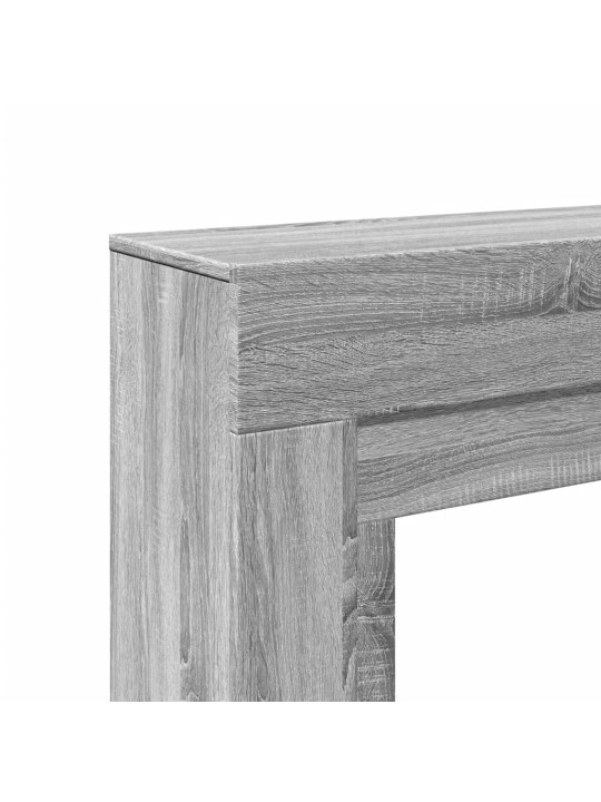 Krbová obestavba šedá sonoma 100x30x87,5 cm kompozitní dřevo