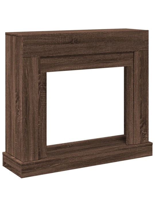 Krbová obestavba hnědý dub 100 x 30 x 87,5 cm kompozitní dřevo