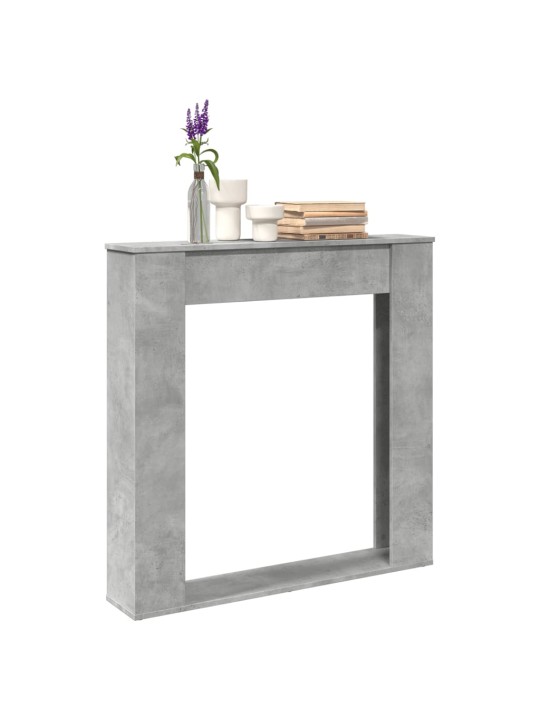 Krbová obestavba betonově šedá 100x20x100 cm kompozitní dřevo