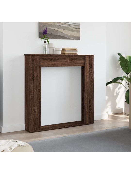 Krbová obestavba hnědý dub 100 x 20 x 100 cm kompozitní dřevo