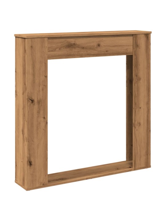 Krbová obestavba dub artisan 100 x 20 x 100 cm kompozitní dřevo